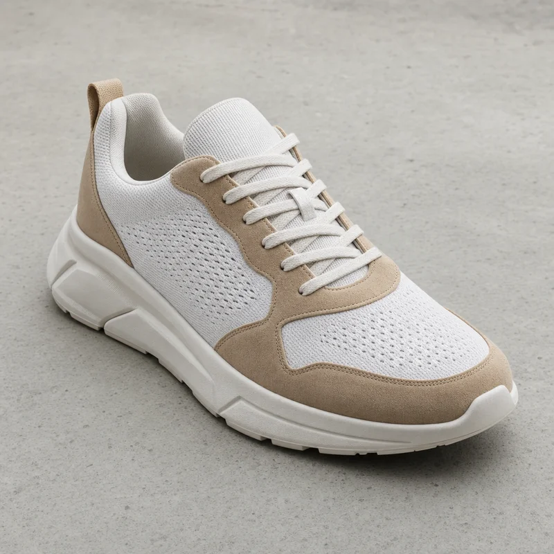 Generic running sneaker generated by GPT Image 2, clean and brand-free with a warm grade