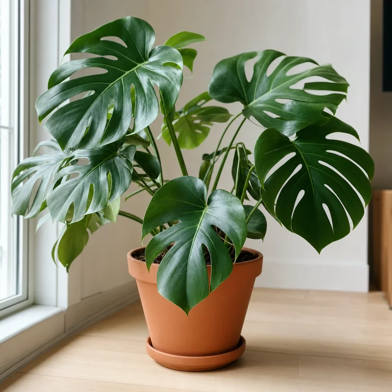 Potted monstera generated by GPT Image 2, clean and species-accurate
