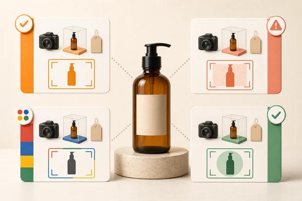 AI Product Photo Rules by Platform: Amazon, Etsy, eBay and Shopify Compared (2026)