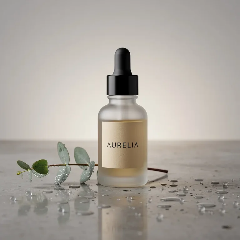 AI Skincare Product Photography example render