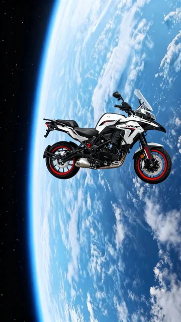 SeedDream 4 output - bike in space