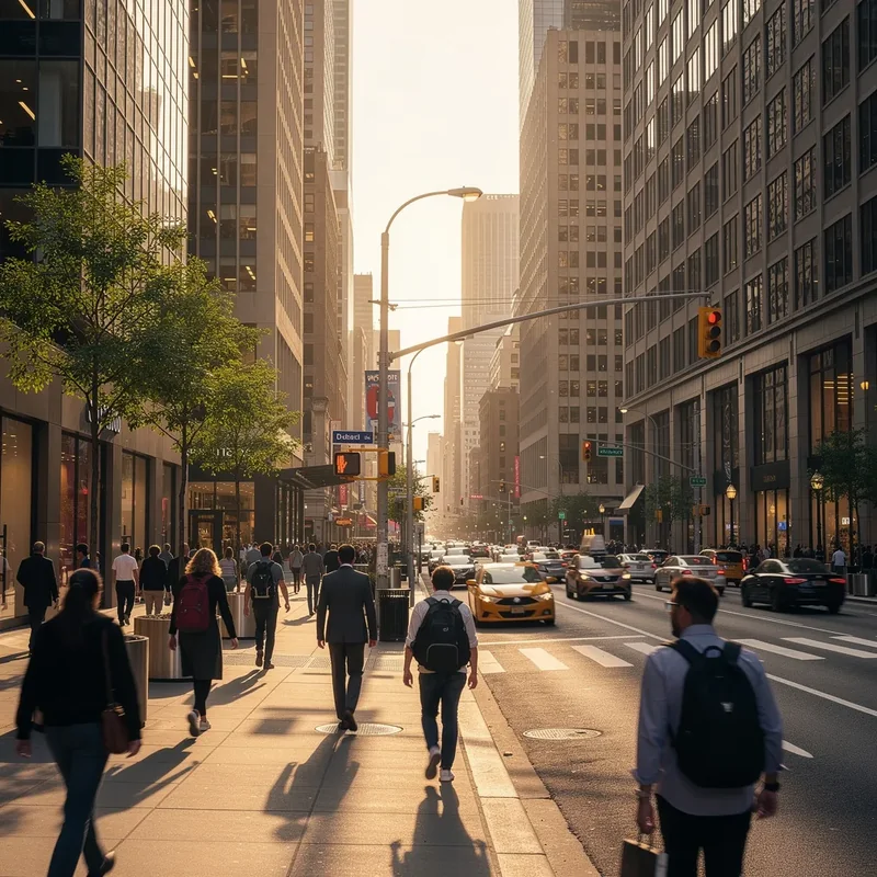 FLUX.2 Pro output of a busy city street still full of people and cars despite a negative prompt excluding them