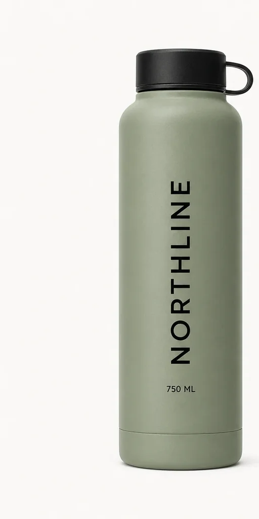 Approved fictional NORTHLINE 750 ML Sage bottle source on a white background