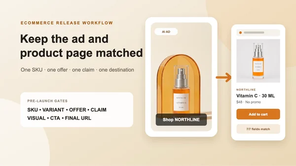 AI Ad to Product Page: Keep the Message Matched