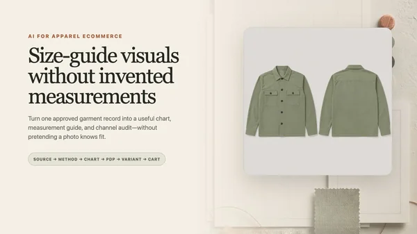 AI Size Chart Images: Never Invent Garment Measurements