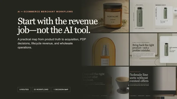 AI for Ecommerce: 22 Practical Merchant Workflows