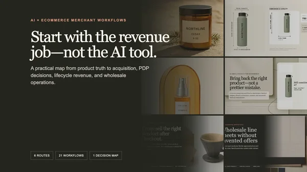 AI for Ecommerce: 21 Practical Merchant Workflows