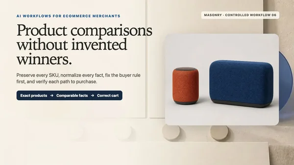 AI Product Comparison Images: Keep Every SKU Accurate