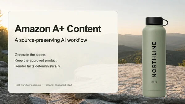 Amazon A+ Content with AI: A Source-Preserving Image Workflow