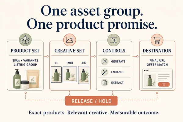 Google Performance Max AI Product Images: An Asset Group Workflow