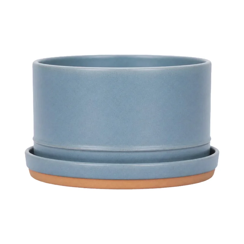 Fictional pale-blue planter centered on a pure white square background as a Walmart Marketplace primary-image workflow example